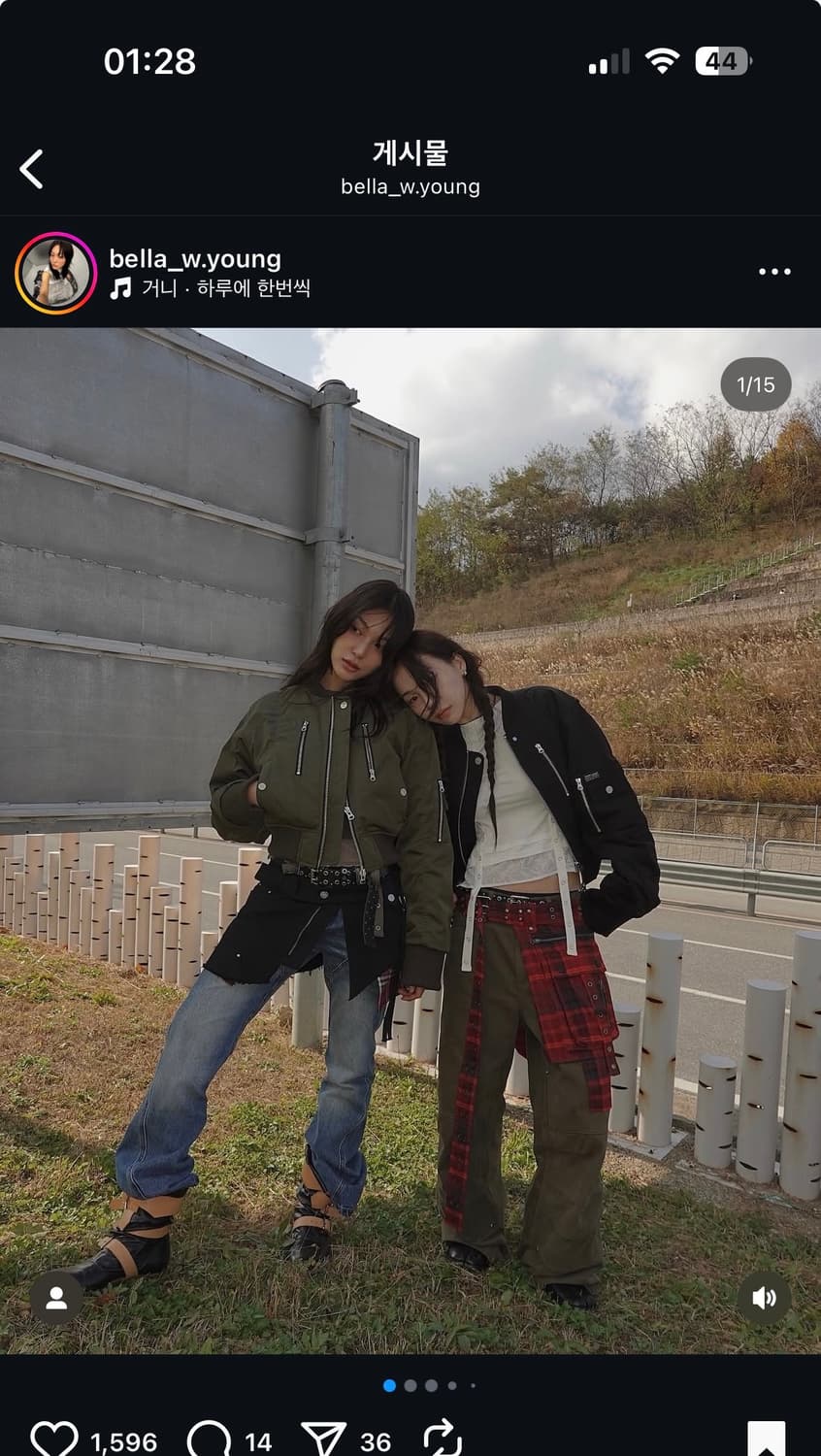 베이컨트 아카이브 멜리 패디드 봄버 카키 상품이미지3