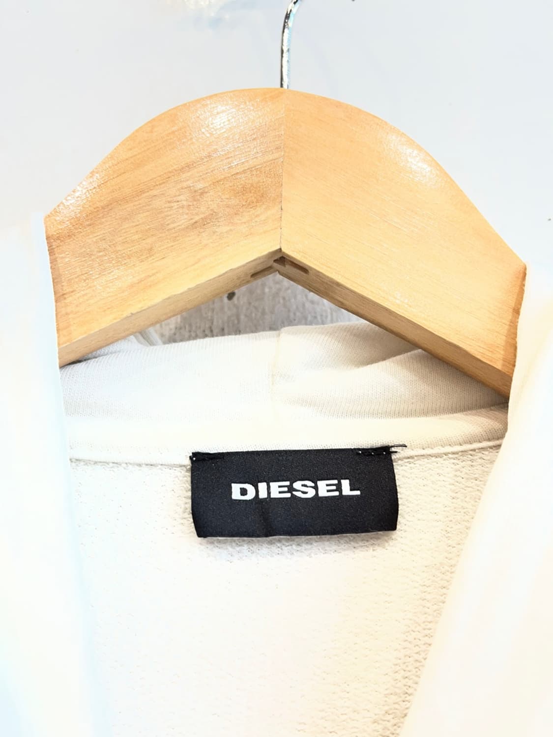 DIESEL 디젤 레터링 후드집업 우먼즈 상품이미지8