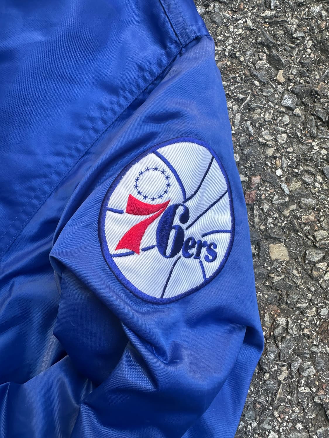빈티지 90s 마제스틱 필라델피아 세븐티식서스 자켓 상품이미지4