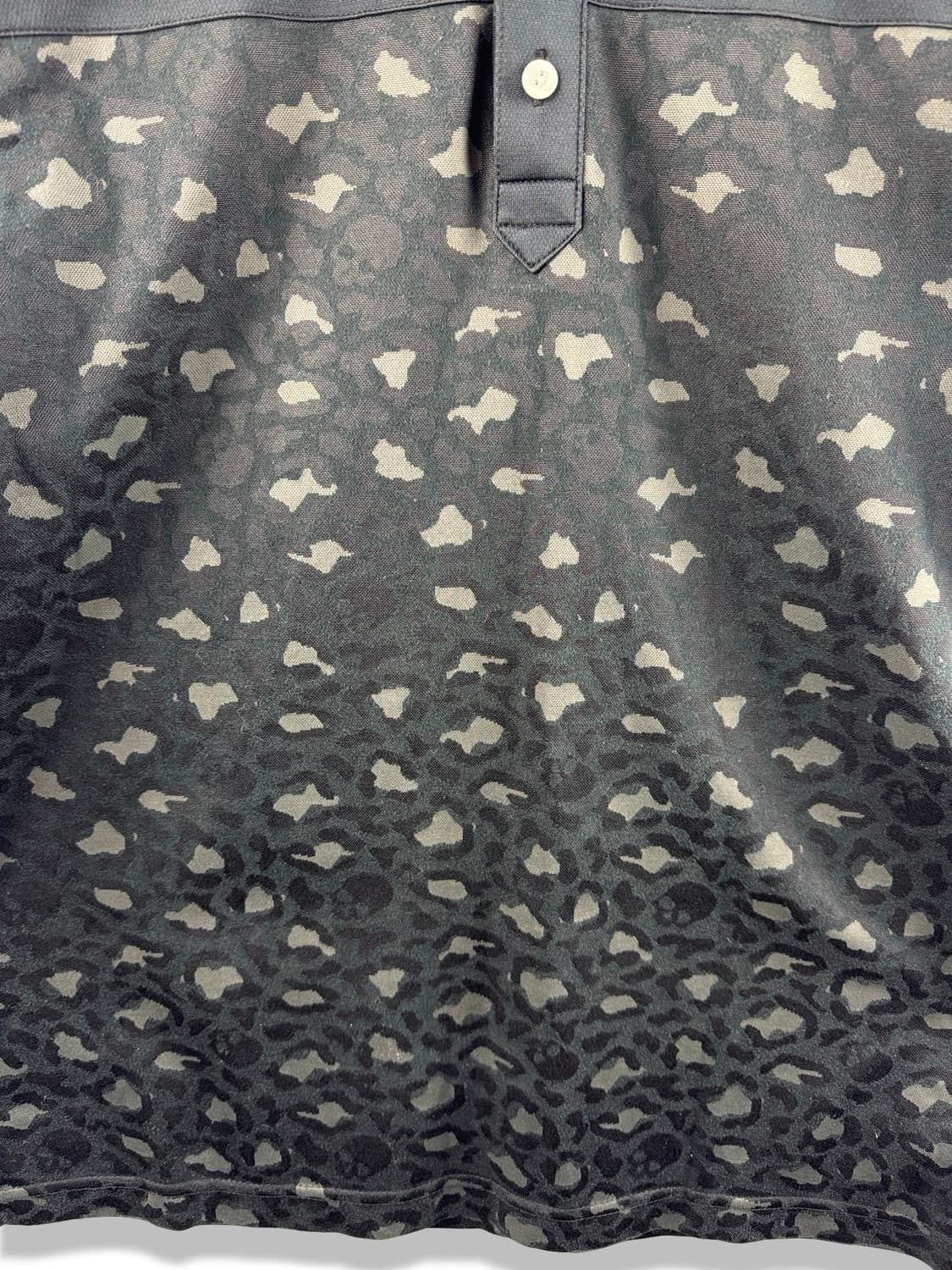 JPN 스컬버튼 레오파드 레터링 셔츠1815 상품이미지4