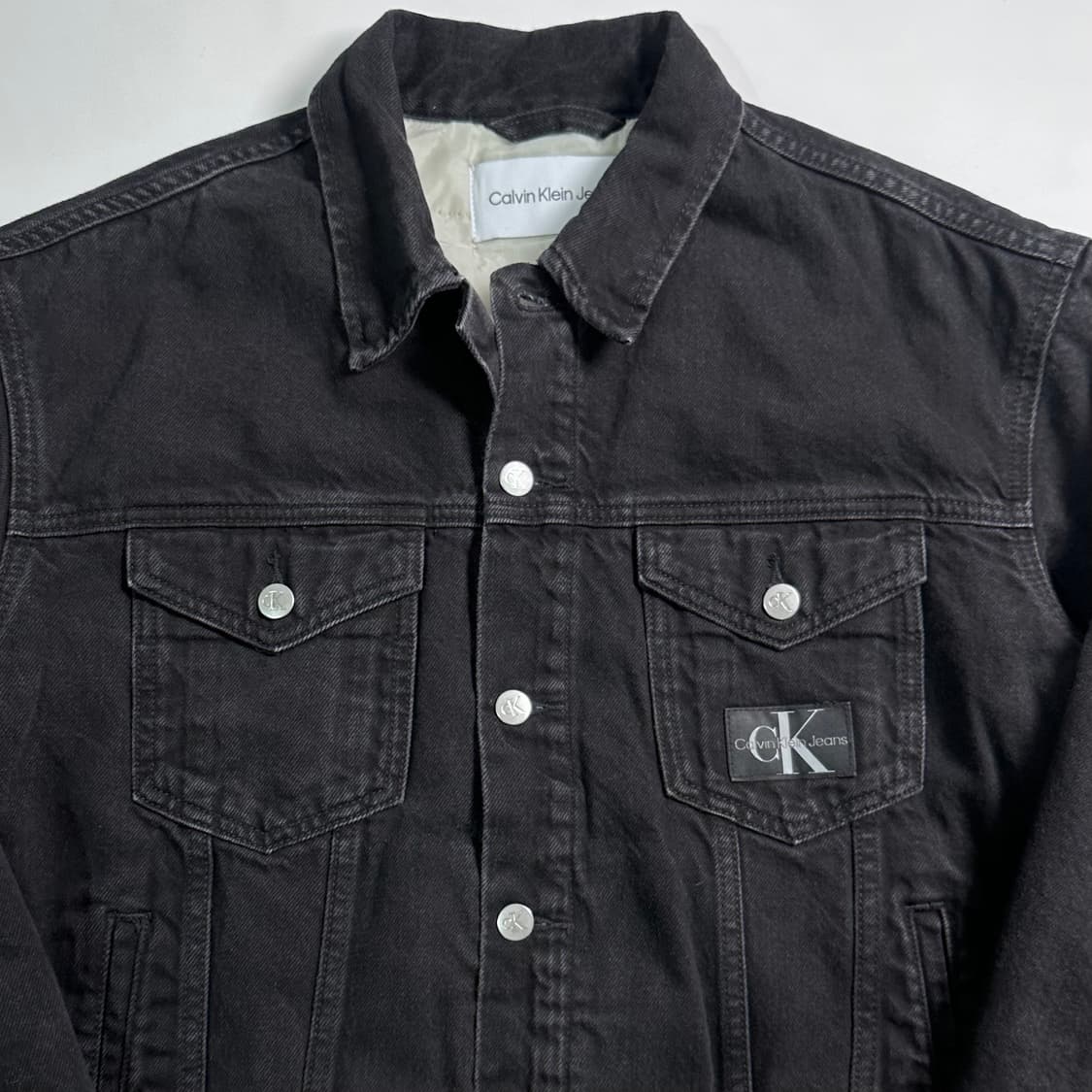 캘빈클라인 흑청 데님 자켓 상품이미지2