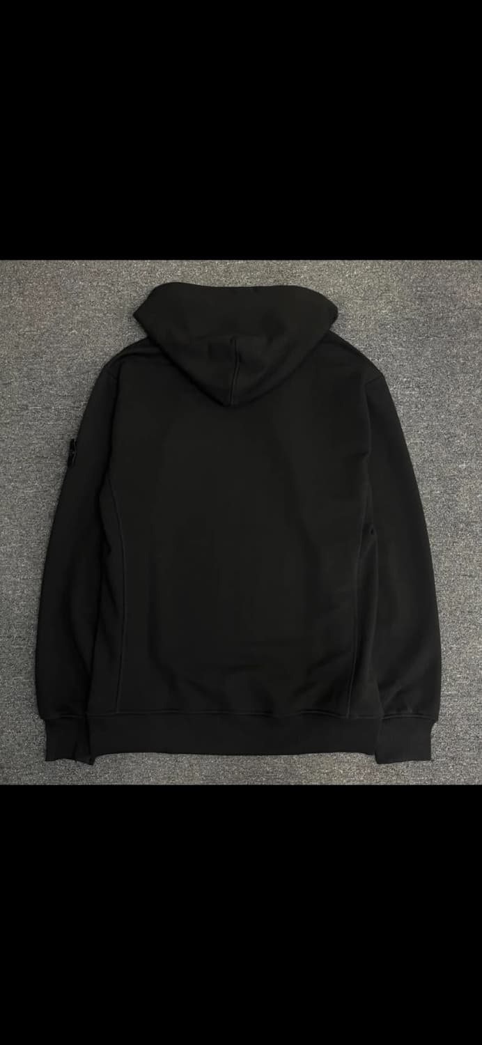 스톤아일랜드 블랙 후드티 상품이미지2