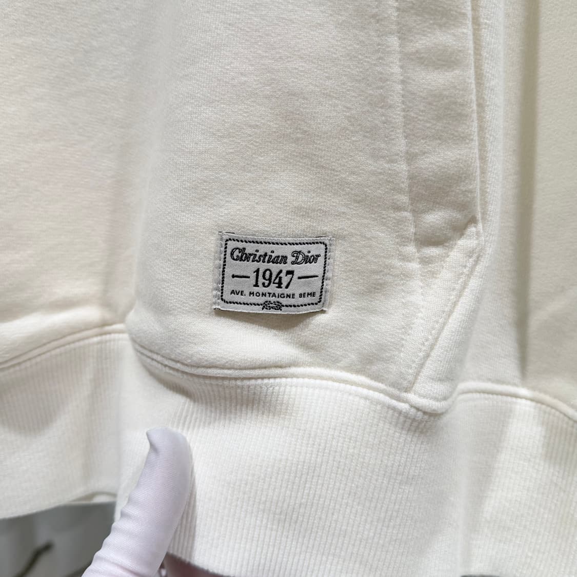 XS / 디올 1947 꾸뛰르 후드티셔츠 상품이미지3