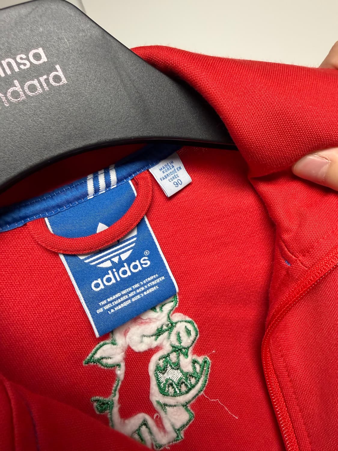 아디다스 빈티지 져지 레드  상품이미지3