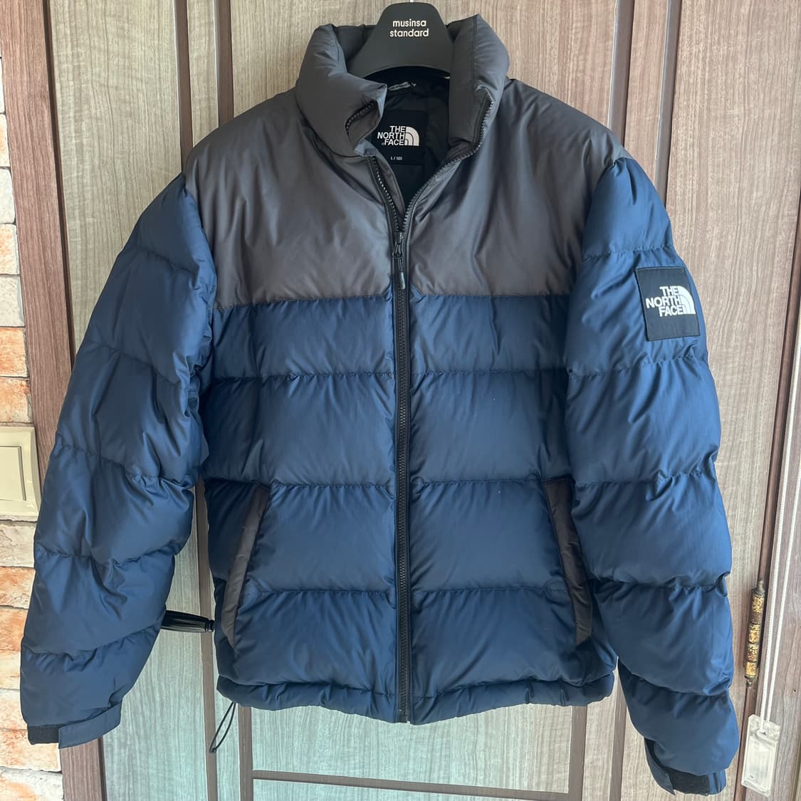 (L)노스페이스 1992 눕시 EX 패딩 잉크블랙 네이비 상품이미지1
