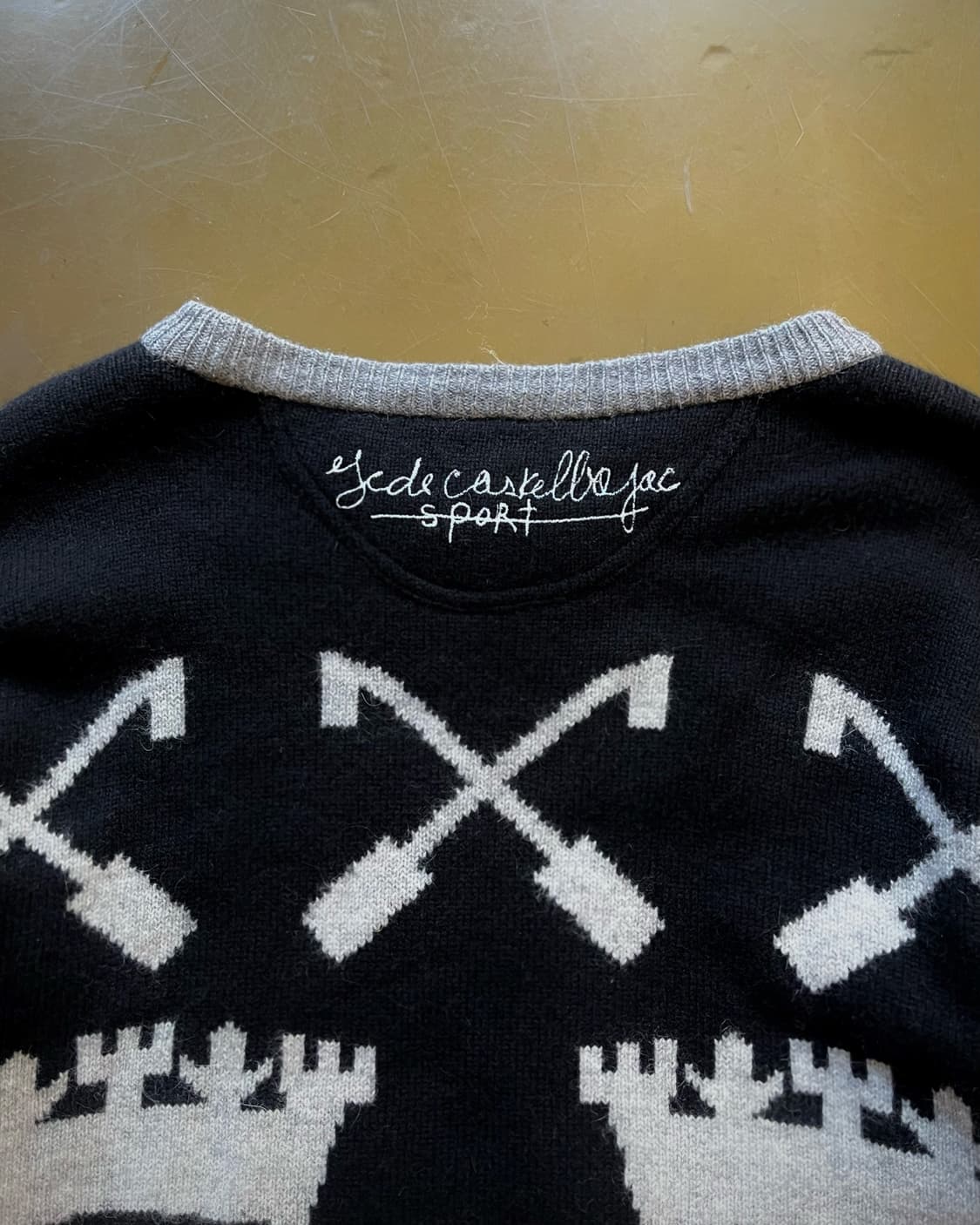 1990s CASTELBAJAC Icon Wool Knit Sweater 상품이미지9