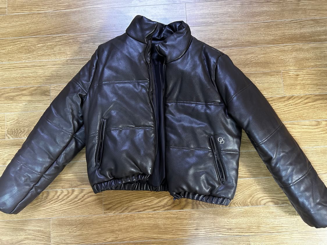 오도어 숏 레더 패딩 상품이미지5