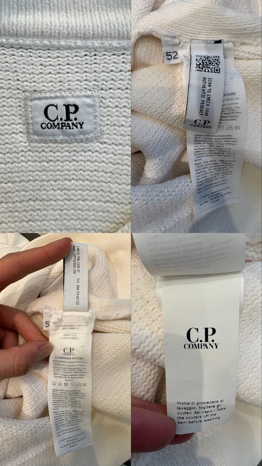 C.P. 컴퍼니 렌즈 와펜 크루넥 니트 상품이미지9