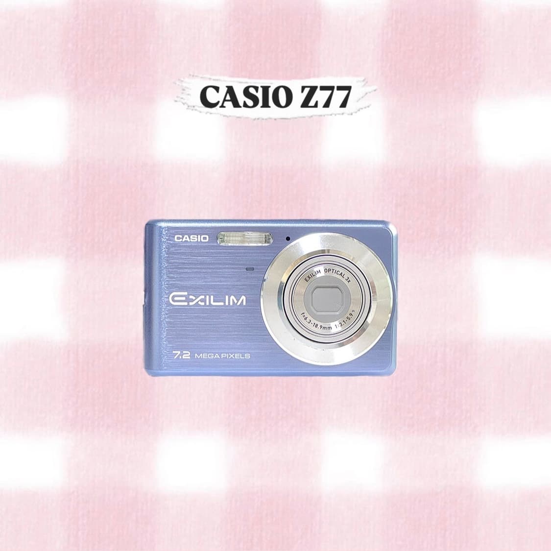 카시오 엑슬림 Z77 베이비블루 빈티지디카 상품이미지1