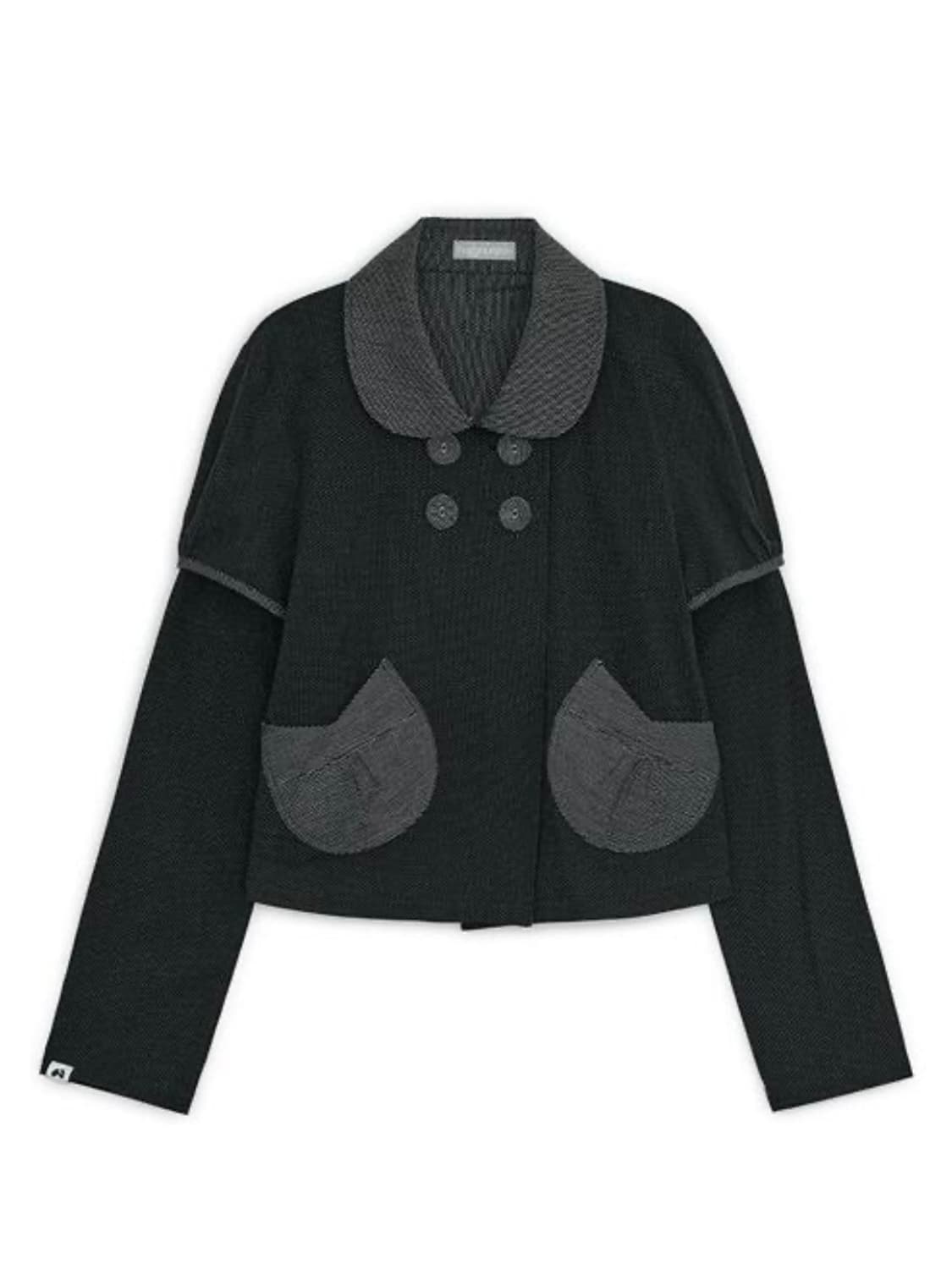 허그유어스킨 디테쳐블 자켓 Detachable round jacket 상품이미지2