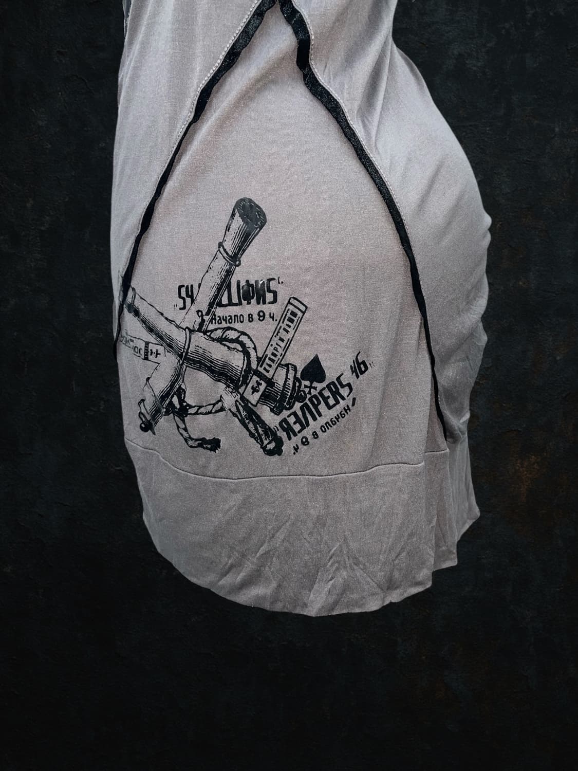 'SALVAGE' back string printing one-piece 상품이미지8