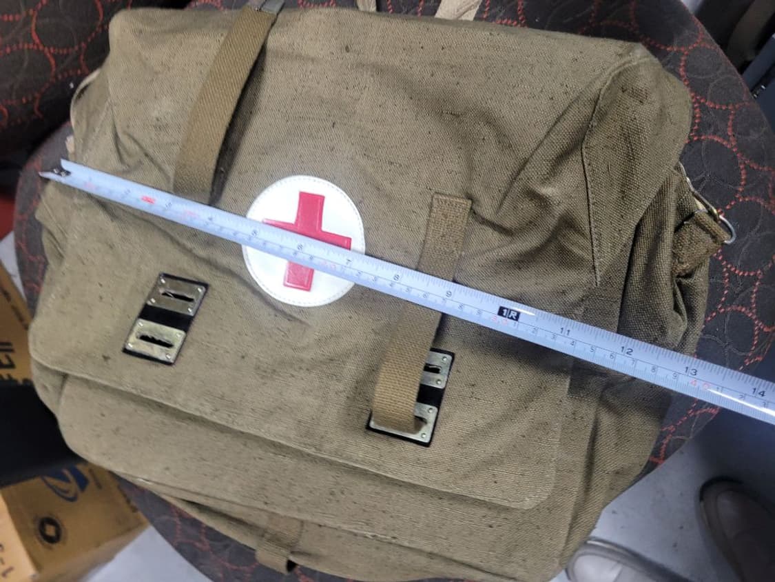 러시아군 의료용 캔버스 숄더백 상품이미지8