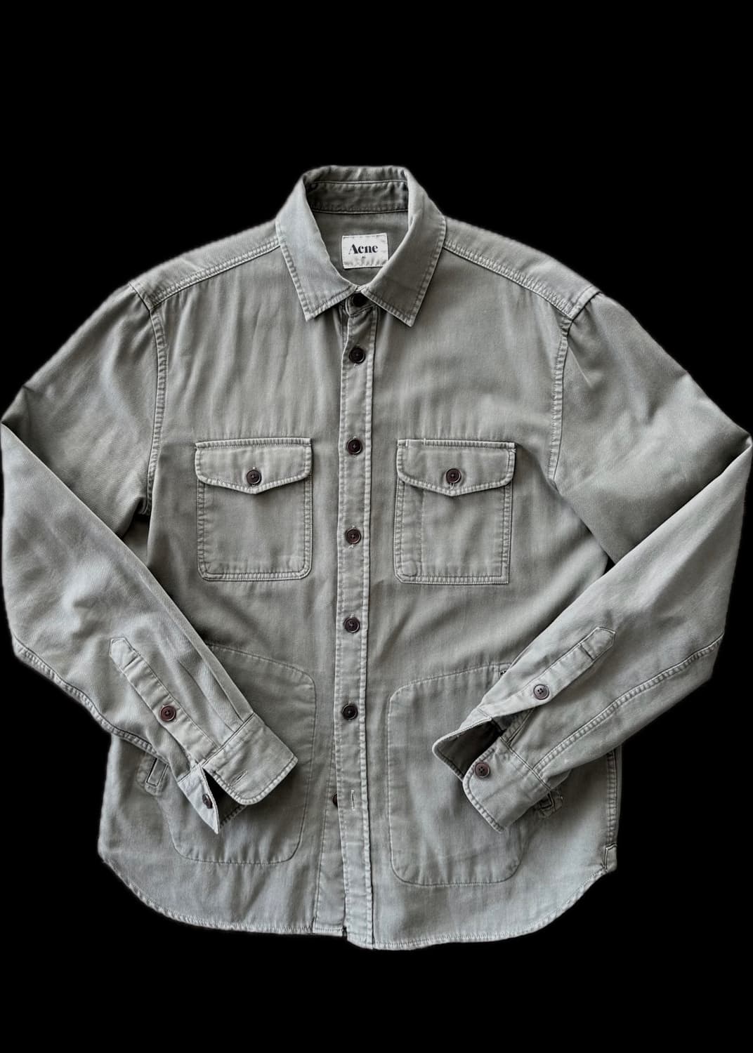 [46] ACNE STUDIOS 아크네 스튜디오스 밀리터리 셔츠_올리브 상품이미지1