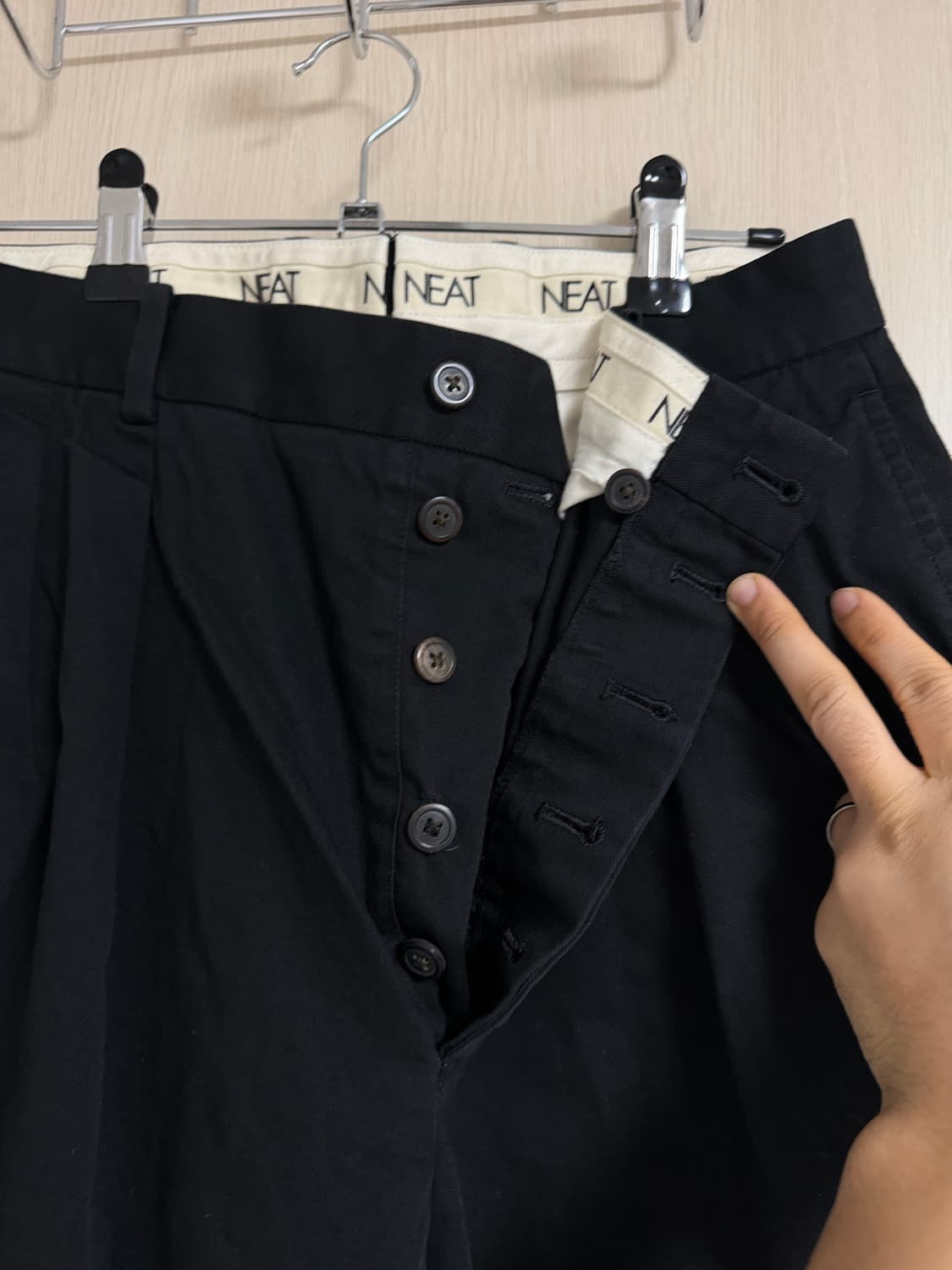 Neat 투턱 트라우저 상품이미지2