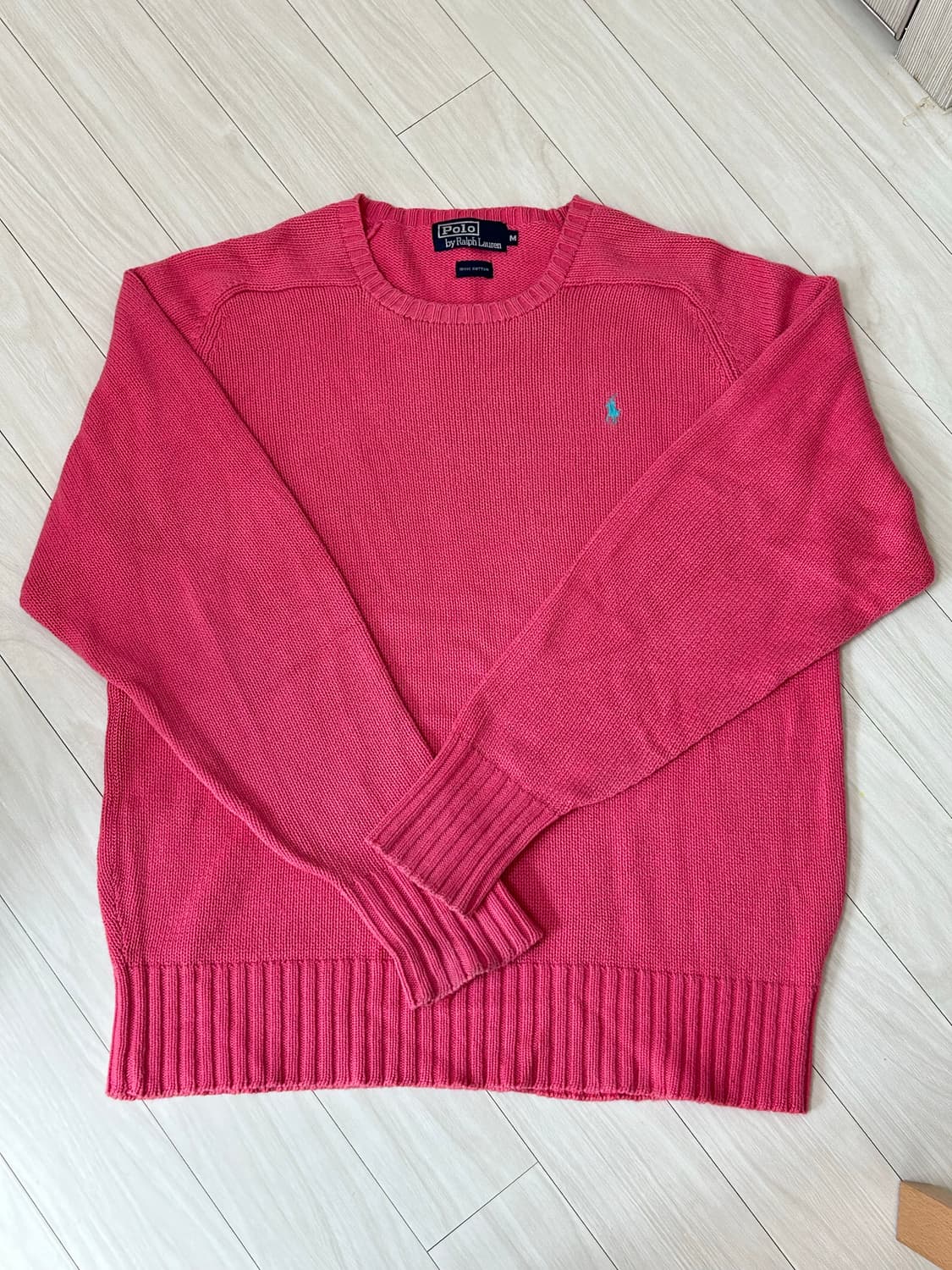 폴로 스카이포니 핑크 니트 M 상품이미지1