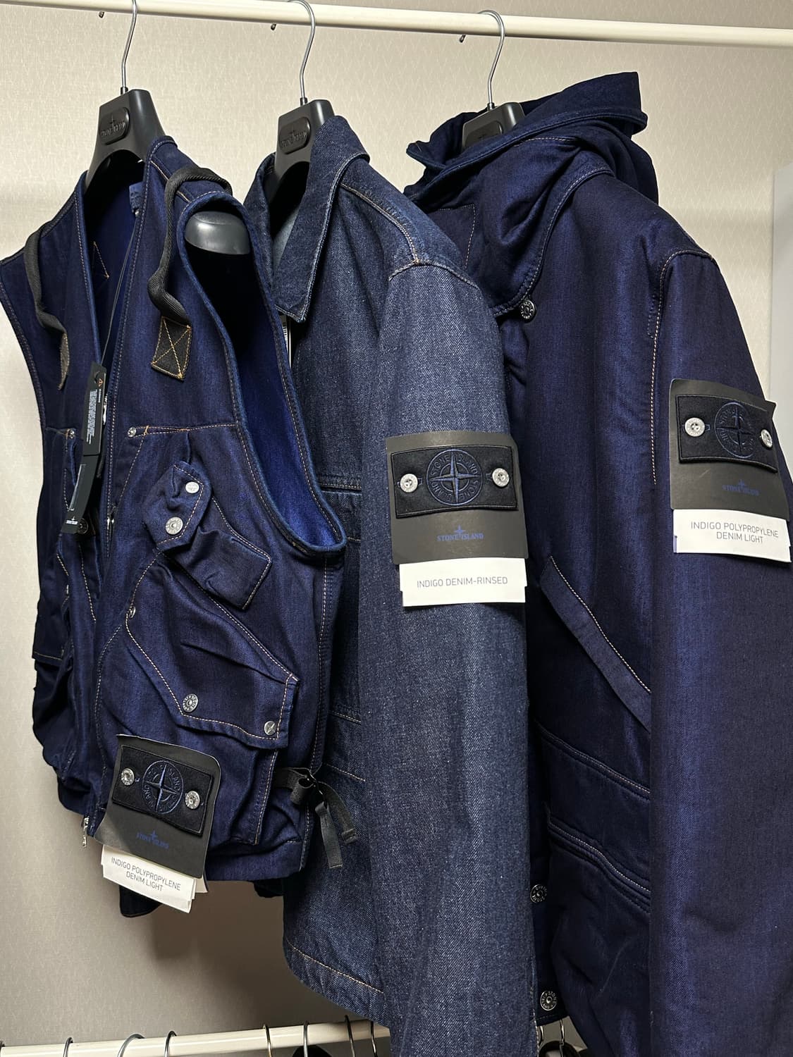 스톤아일랜드 데님 리서치 인디고 자켓 XL(105-110) 새상품 상품이미지5