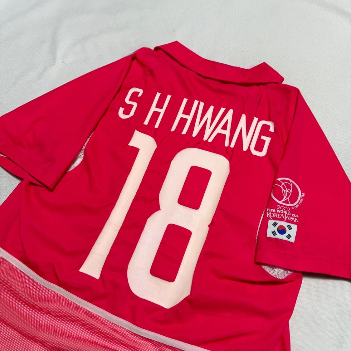 나이키 2002년 월드컵 대한민국 홈 황선홍 어센틱 유니폼 상품이미지1