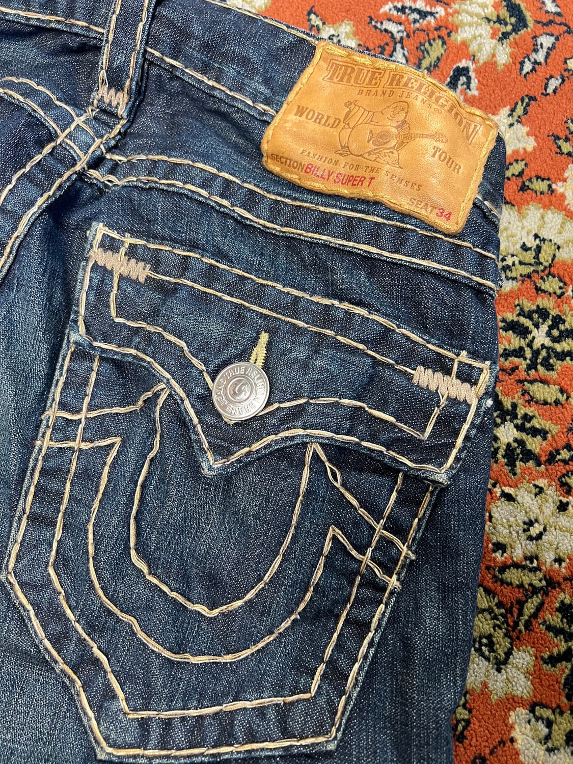 [29] 트루릴리전 빌리 슈퍼 티 데님팬츠 상품이미지2