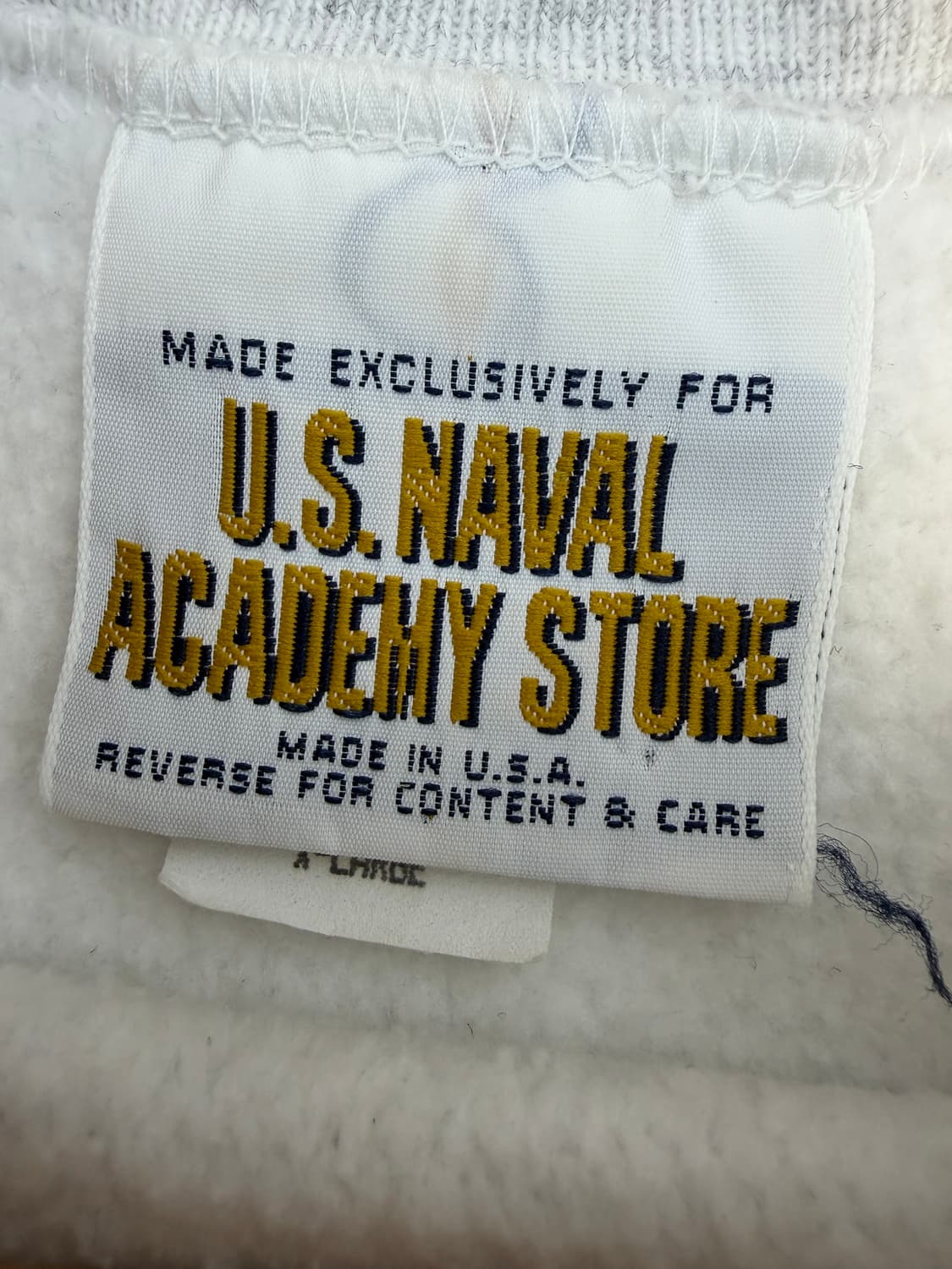 [Naval academy]미해군사관학교 리버스위브 스웻셔츠 XL 상품이미지3