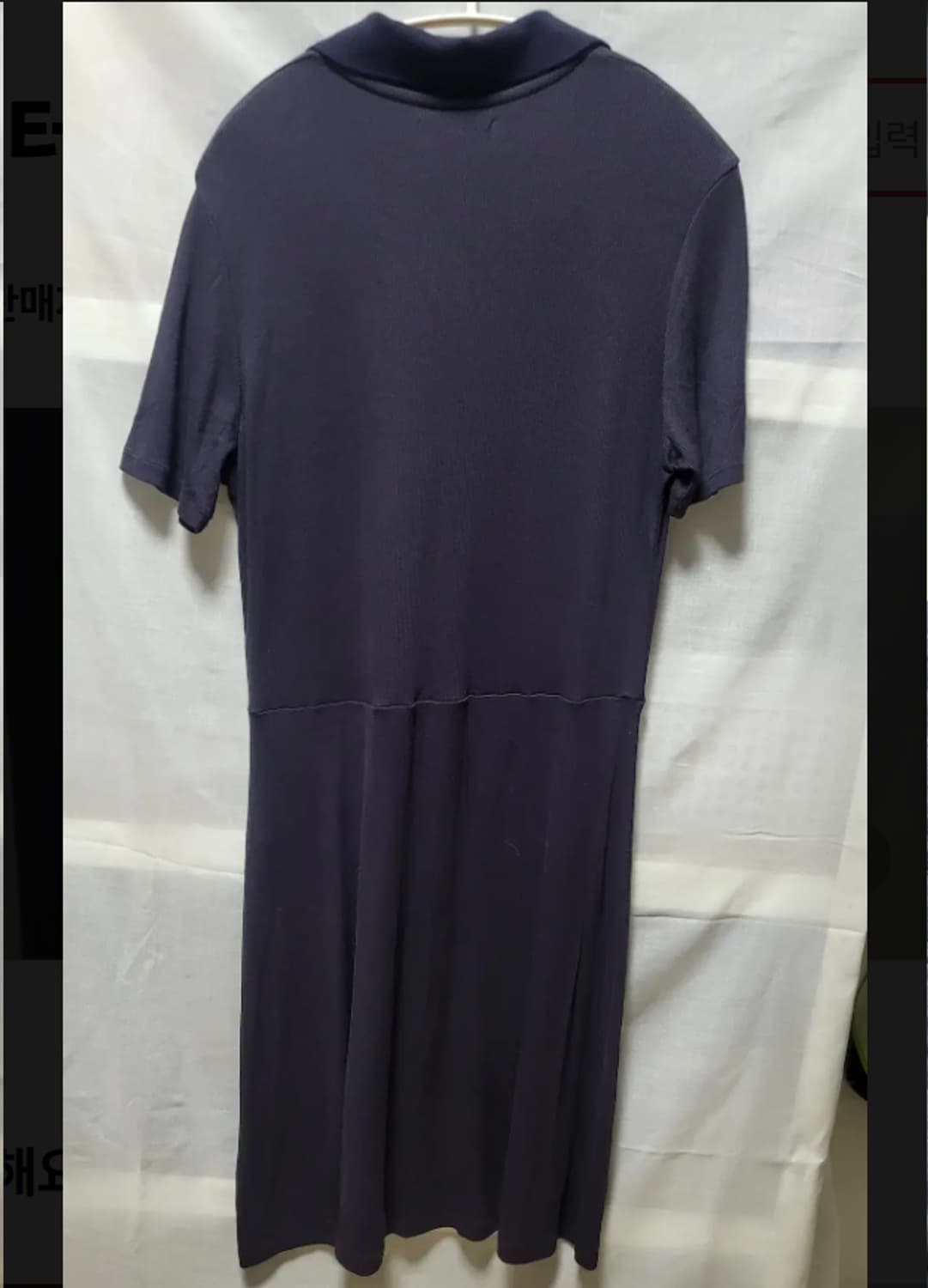 스튜디오 톰보이 네이비 레이온 미디 원피스 상품이미지2