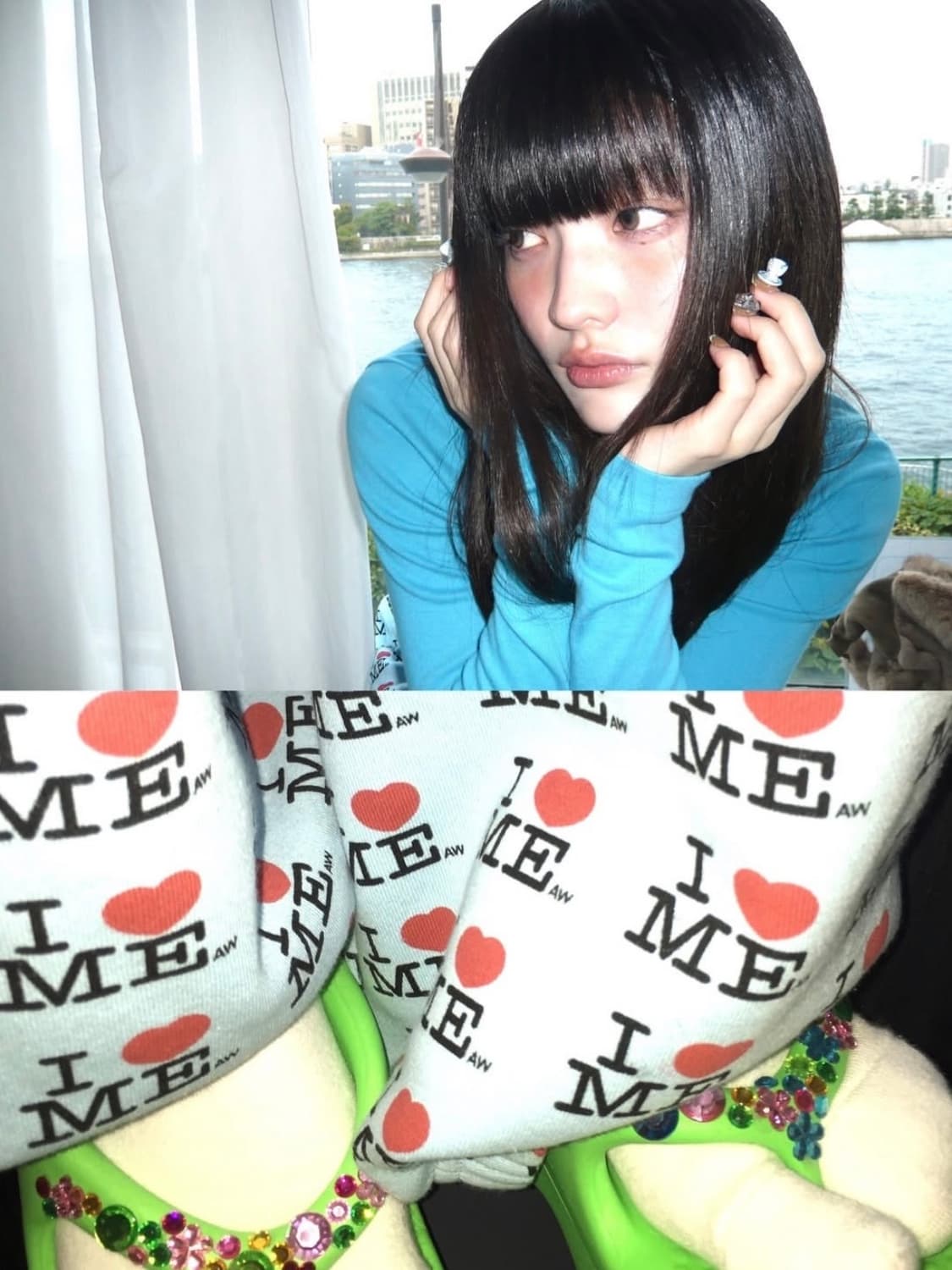Teddy Patch Long Sleeve Tee 상품이미지1