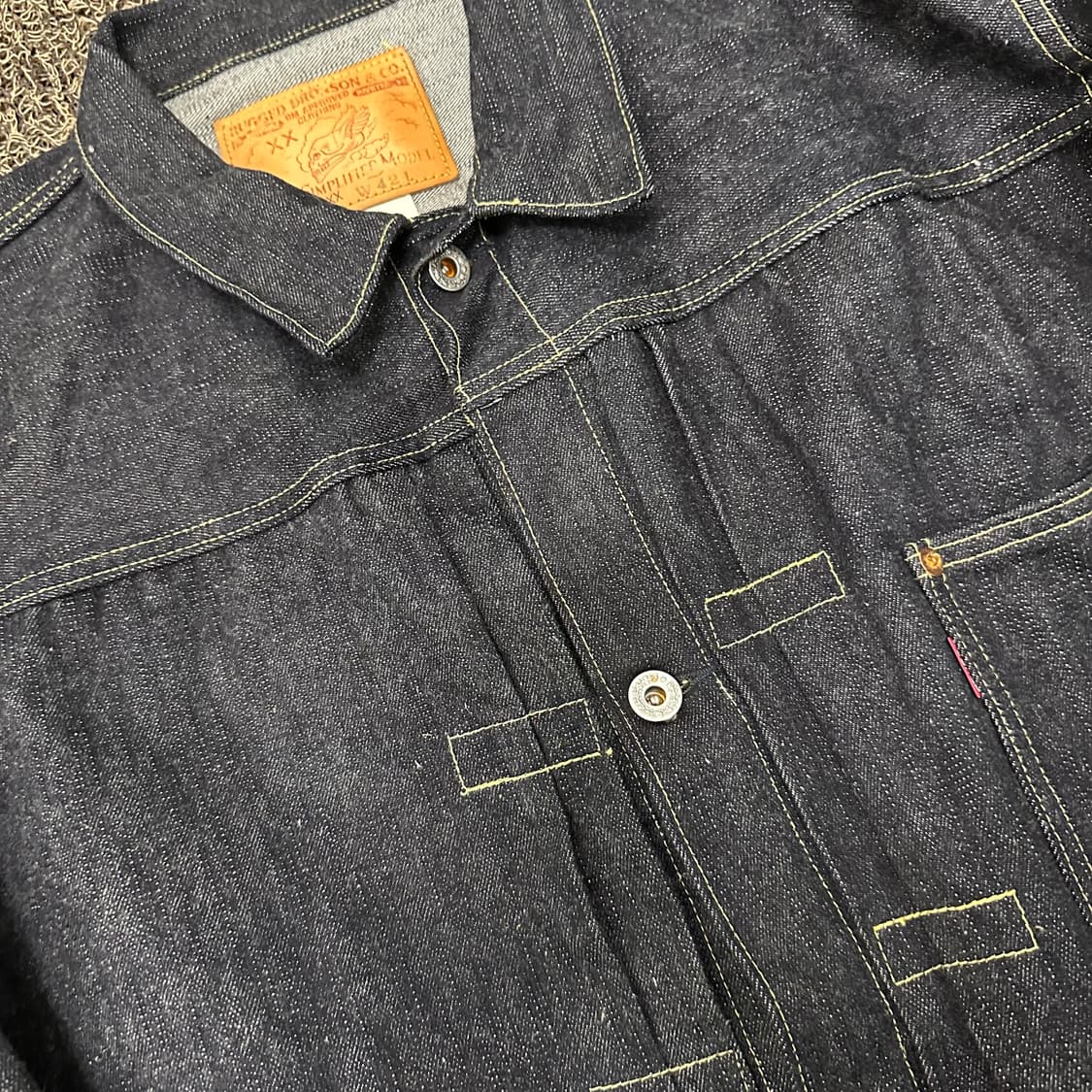 브론슨 S806XX 데님 청자켓 42L 상품이미지3