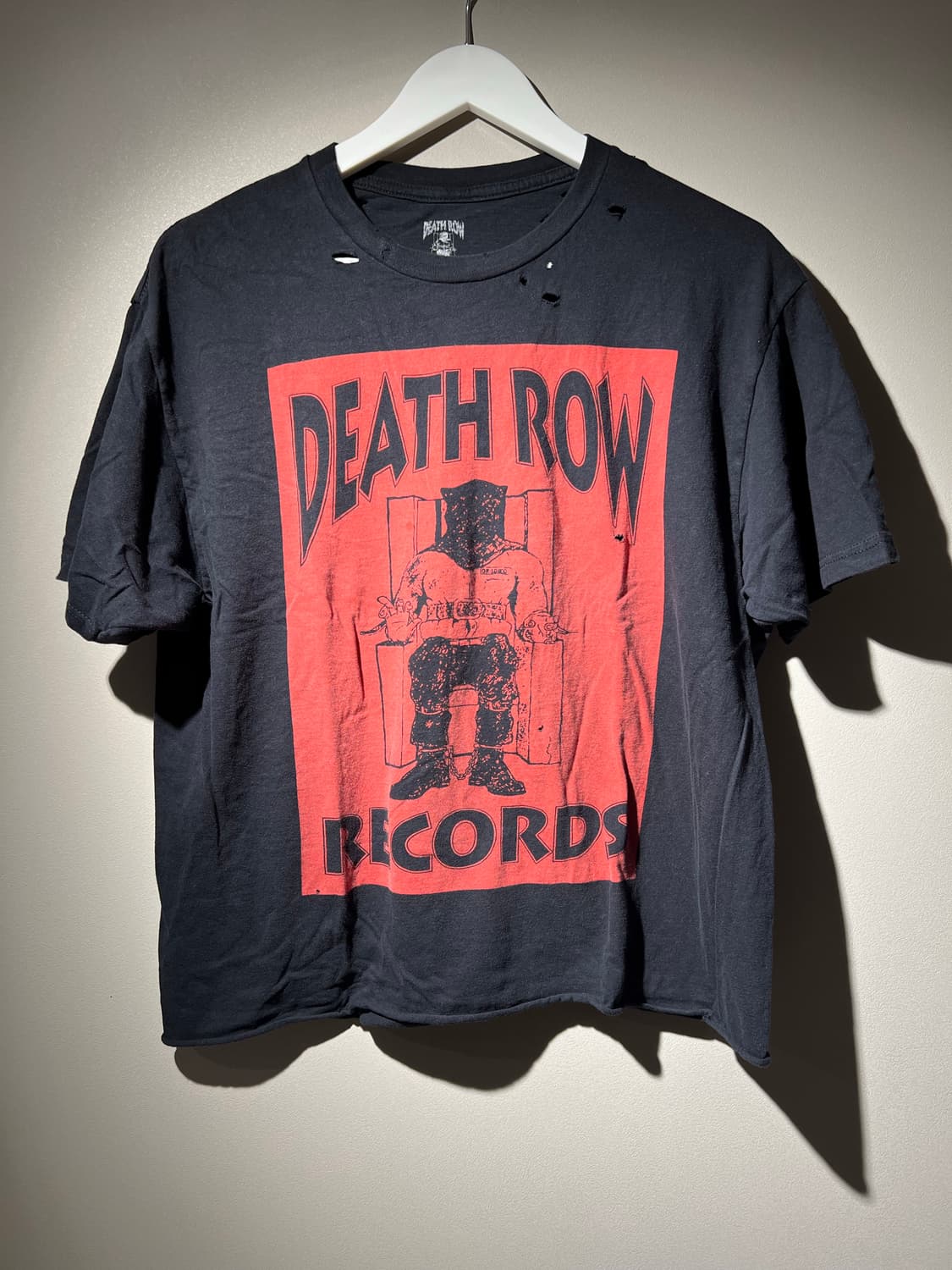 90s 웨스트코스트 힙합 레이블 DEATH ROW 티셔츠 상품이미지1