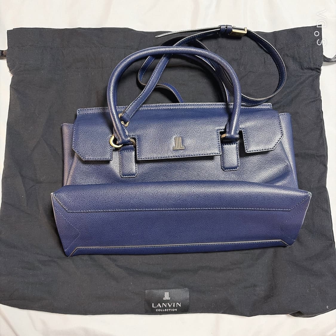 랑방 숄더 크로스백 네이비 상품이미지1