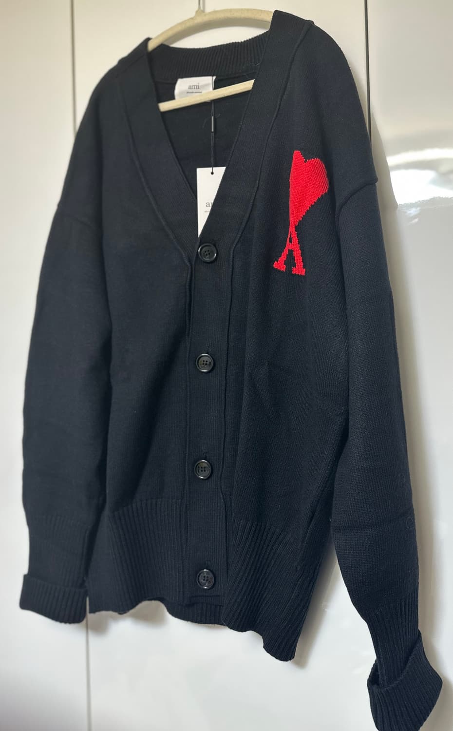 아미 인타르시아 빅하트 울 가디건 남여공용 상품이미지2