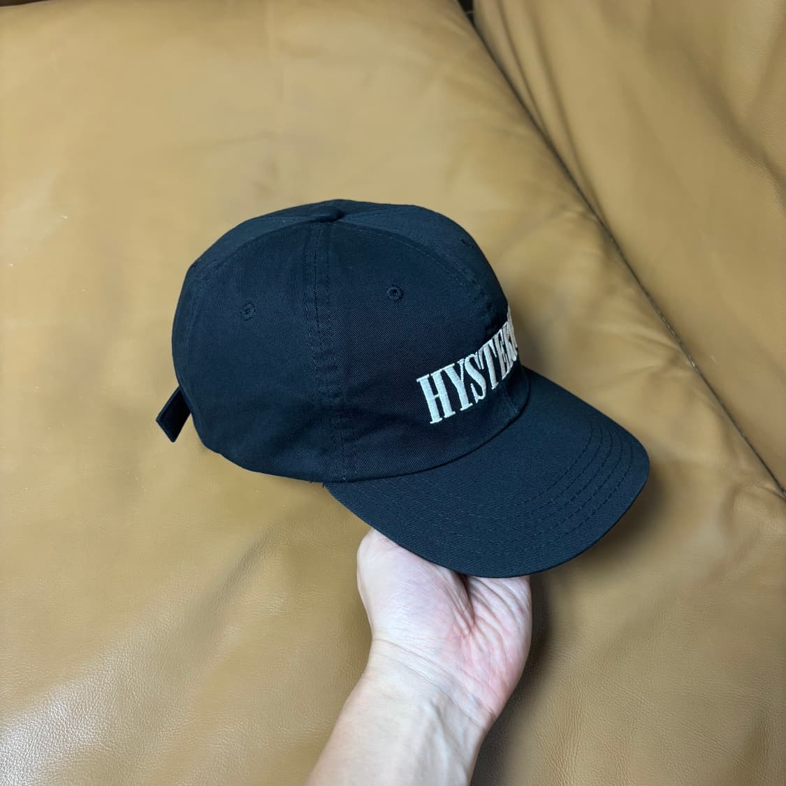 Hysteric Glamour 히스테릭글래머 블랙 6패널 볼캡 모자 상품이미지3