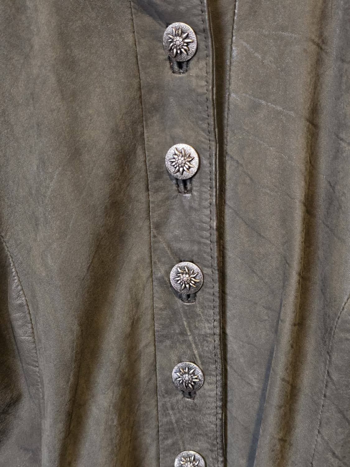 80s Distressed Leather Jacket 상품이미지2