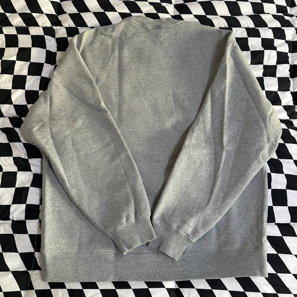 나이키 x 스투시 NRG ZR 플리스 크루넥 헤더 그레이 상품이미지3