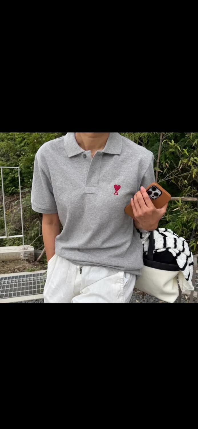 🔥[새상품/정품]🔥아미 PK 카라 코튼 반팔티 3 color 상품이미지7