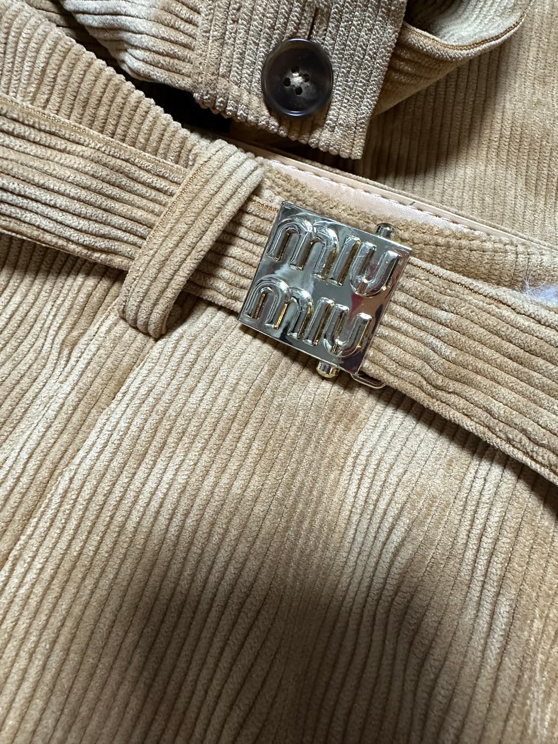 (최종가격) 미우미우 빈티지 코듀로이 자켓, 치마 상품이미지5