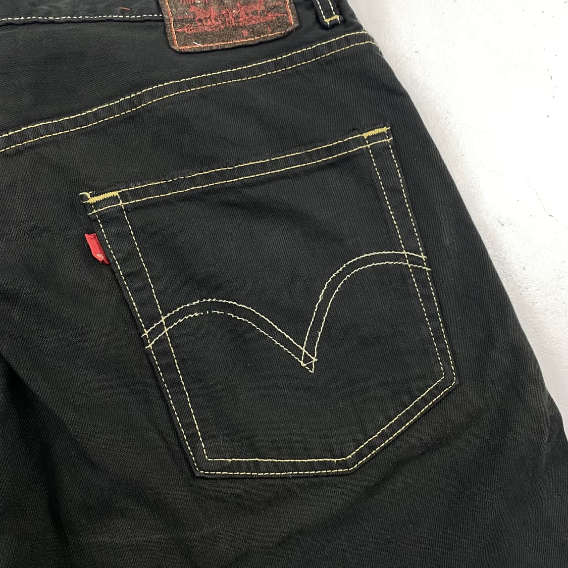 리바이스 569 루즈 스트레이트 블랙 데님 진 (34) 상품이미지5