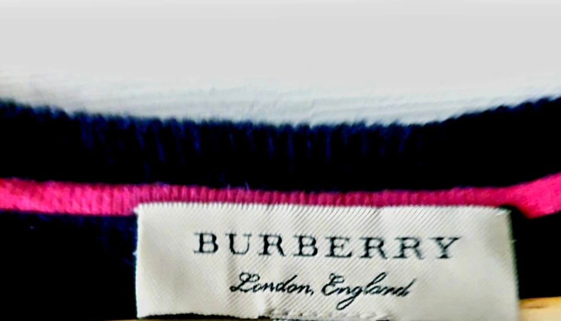 공용 택새 버버리 가벼운 니트 티셔츠  상품이미지5