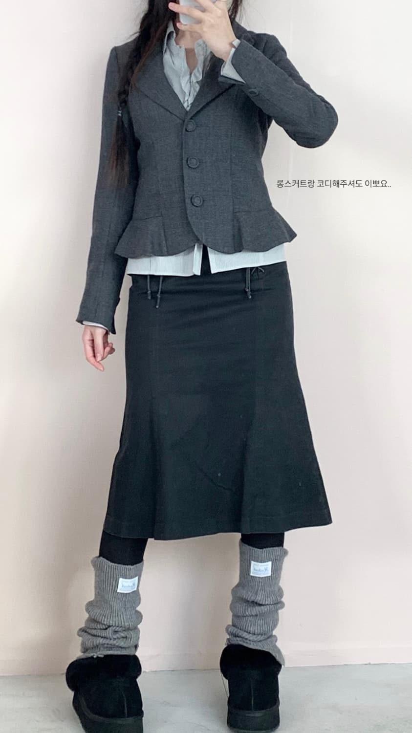 L'est rose 레스트로즈 챠콜 러블리자켓 상품이미지7