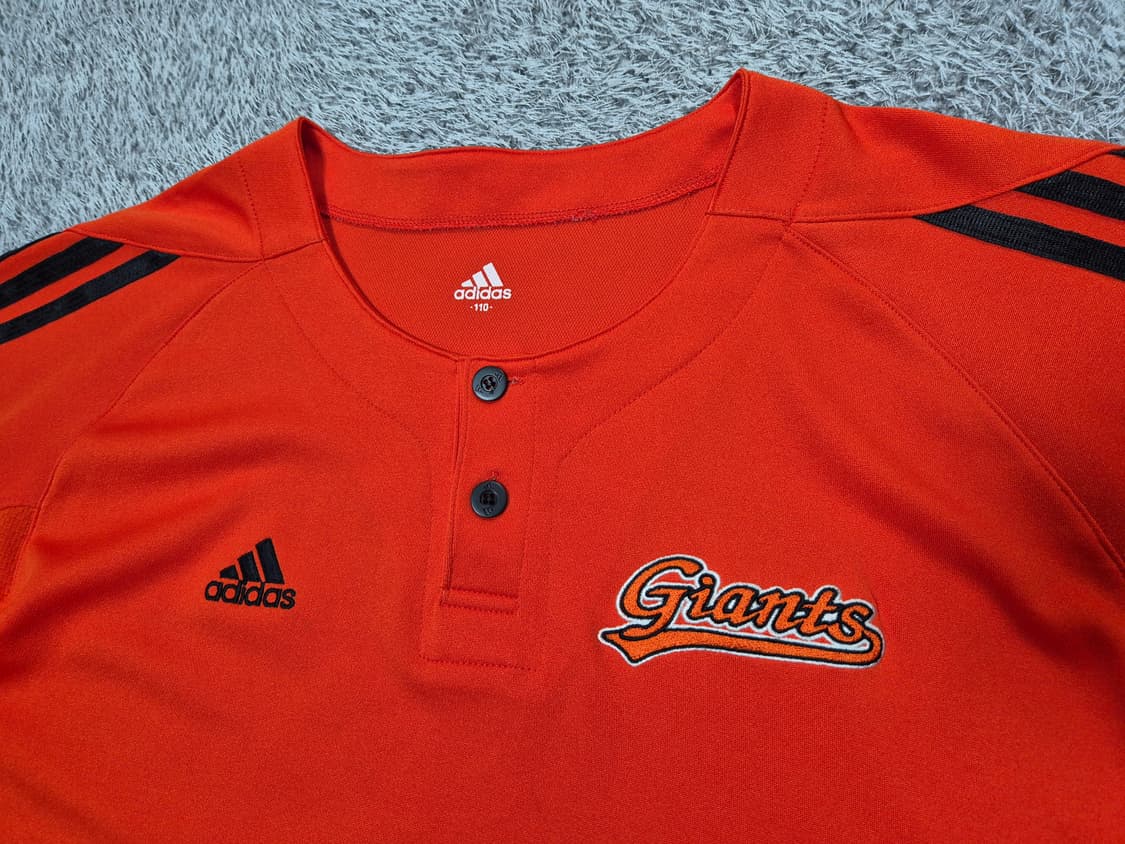 아디다스 롯데자이언츠 야구 반팔티 110 상품이미지2