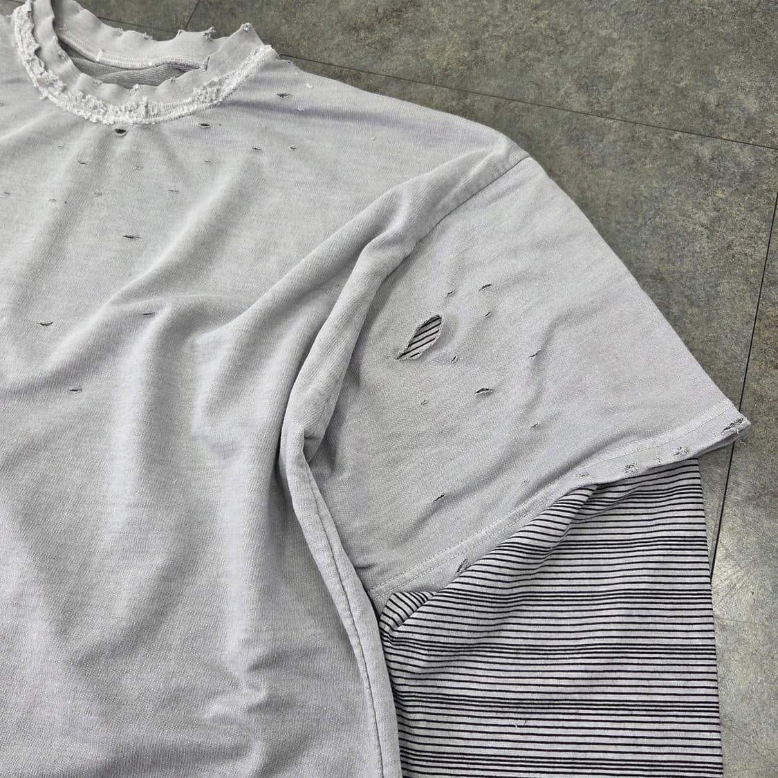 빈티지 긴팔 레이어드 티셔츠 상품이미지4