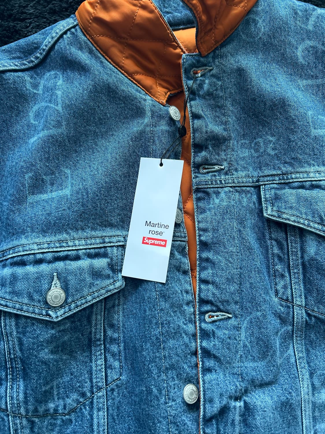 슈프림 x 마틴 로즈 리버시블 트러커 자켓 워시드 블루 - 24FW 상품이미지2