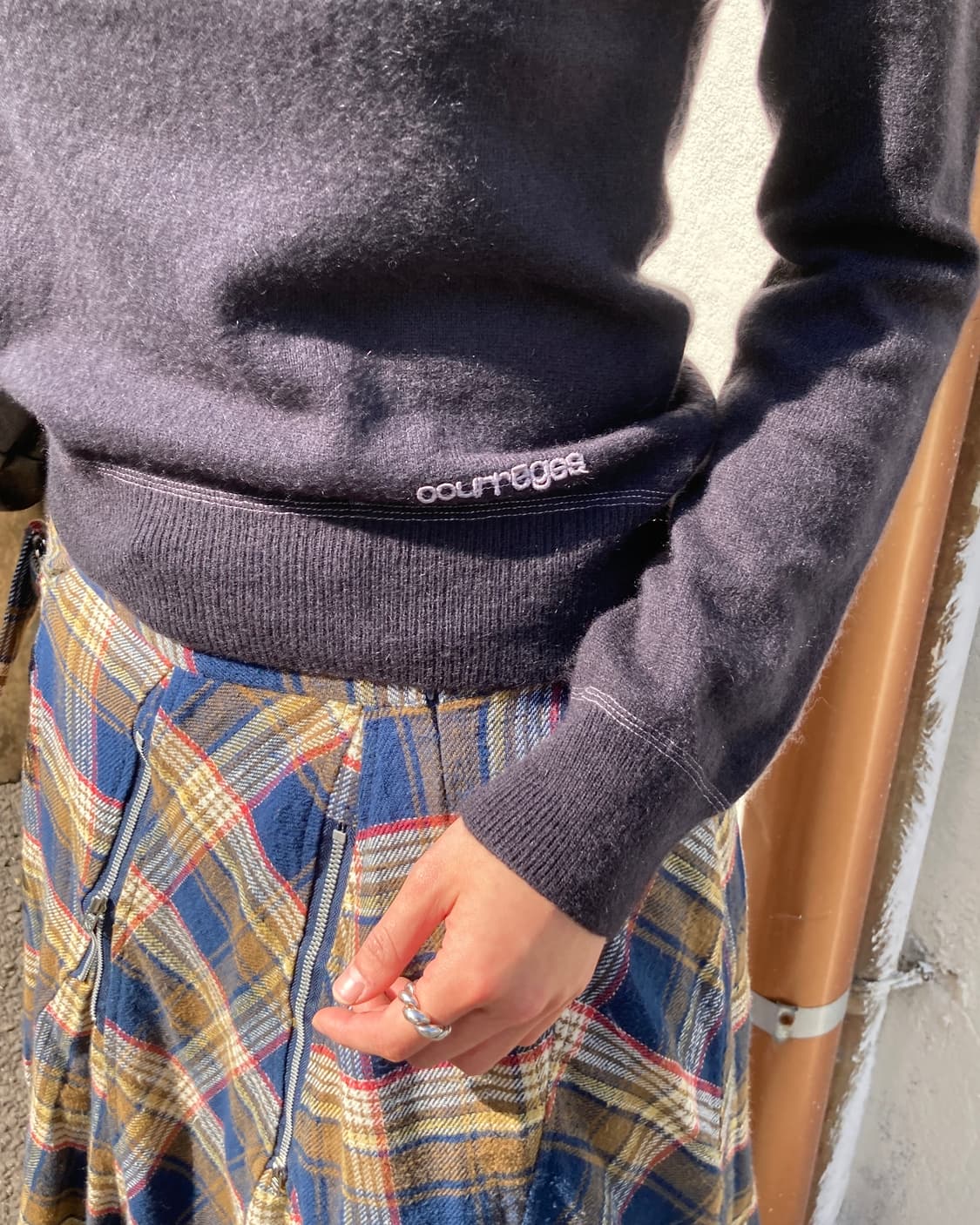 꾸레쥬 캐시미어 100 니트 상품이미지3