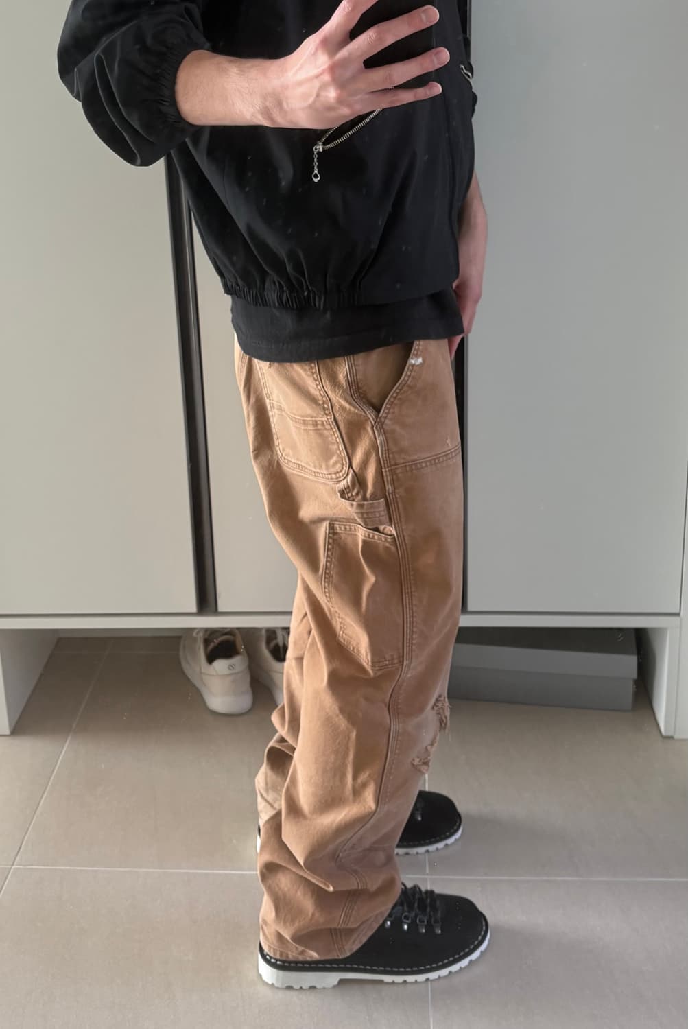 (36x32) 칼하트 더블니 카멜 상품이미지4