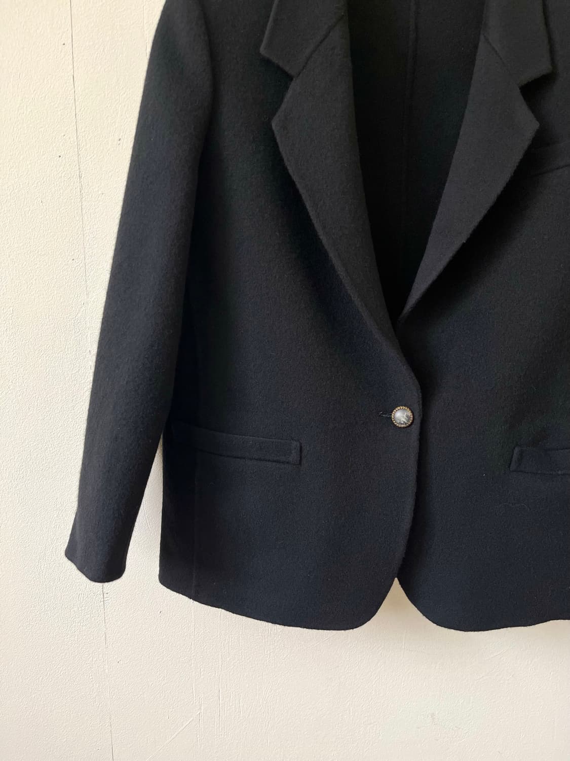 버버리 블랙 모직 블레이저 상품이미지2