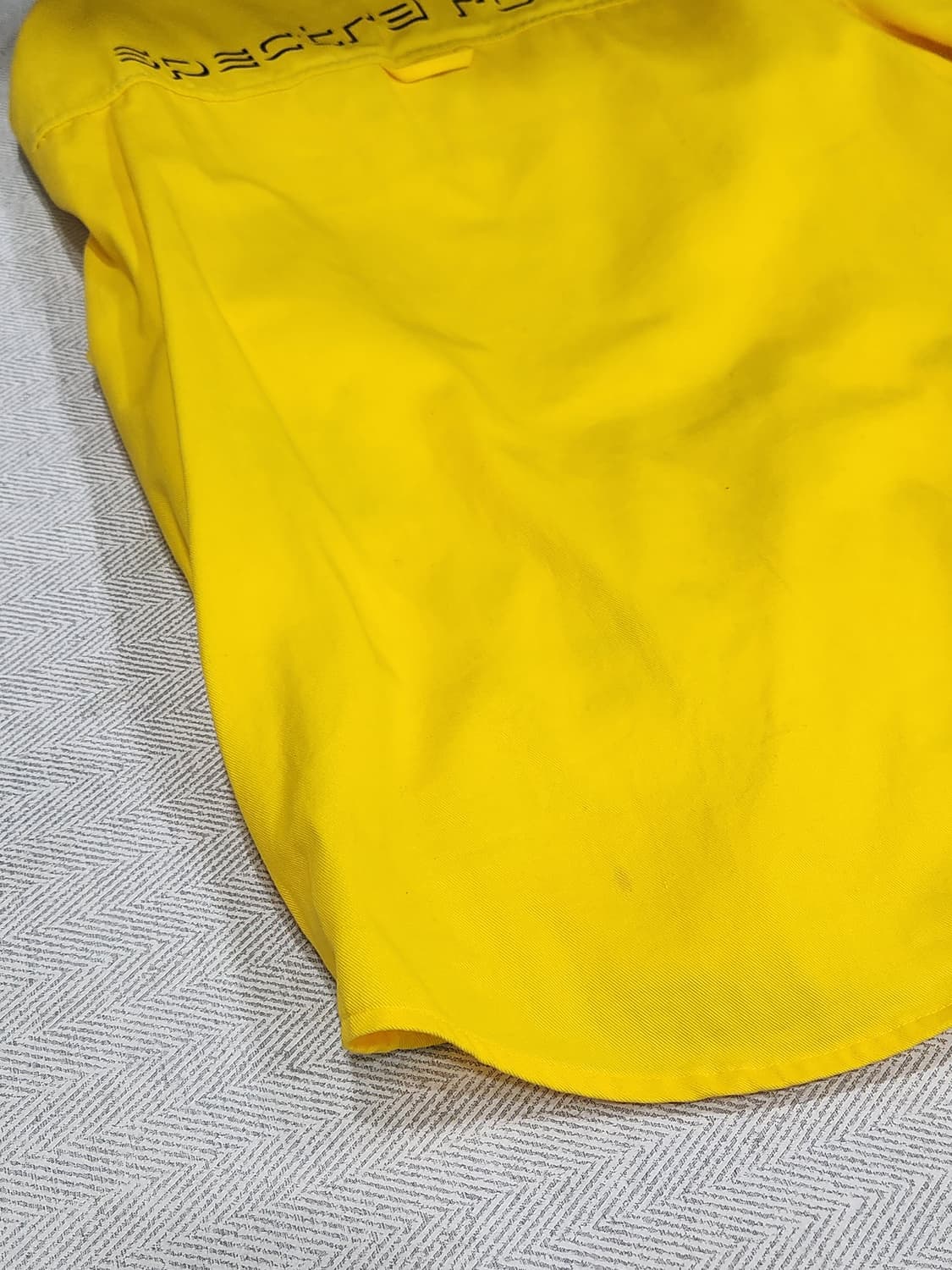 [M] 매니아매스 탄탄한 옐로우 포켓 셔츠 오버핏 남성 M 상품이미지9