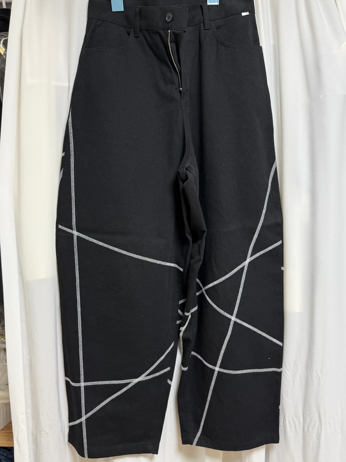 노매뉴얼 S.L WIDE PANTS - BLACK / (S) 상품이미지3