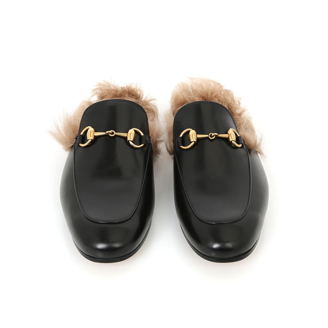 구찌 프린스타운 홀스빗 FUR 퍼뮬 블랙 블로퍼 397647 상품이미지1