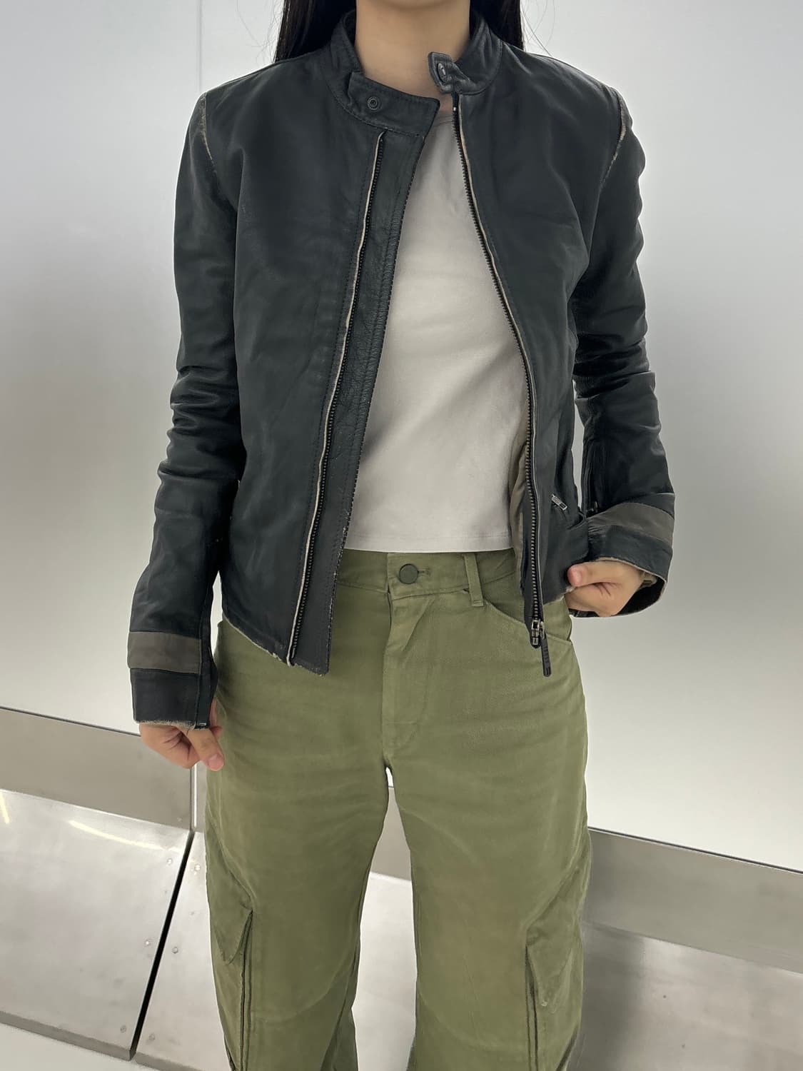 Diesel goat leather jacket 상품이미지6