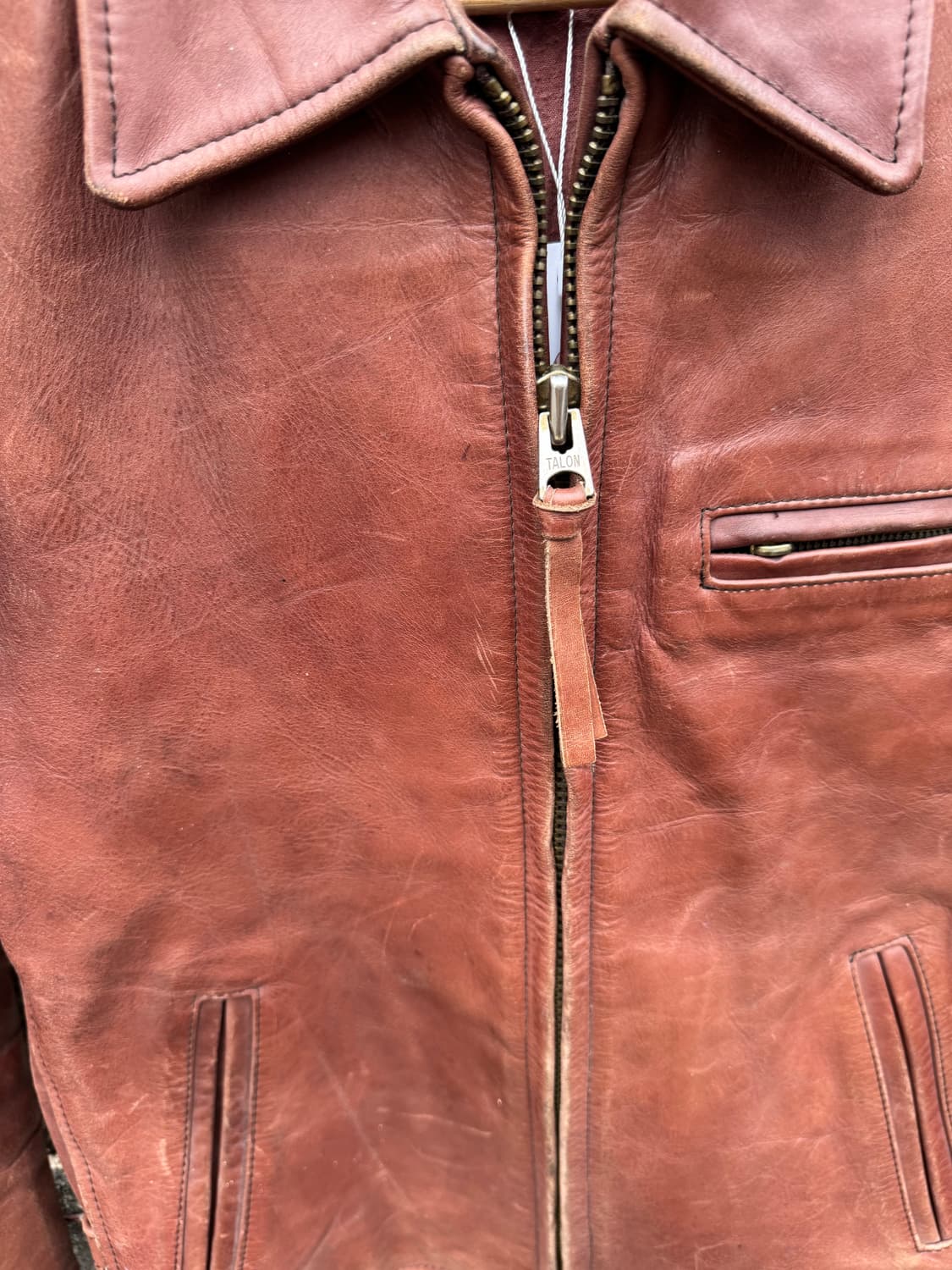 70s 비맥코이 (리얼맥코이) 빈티지 스티어하이드 싱글라이더 자켓 상품이미지5