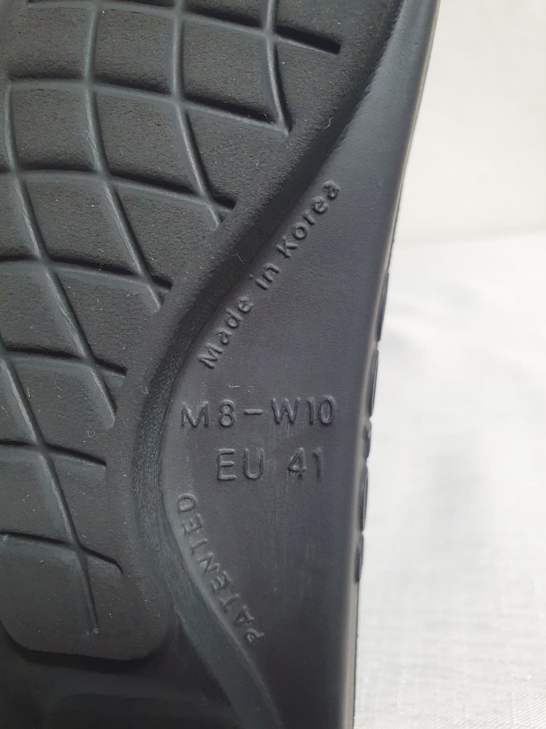 택포가 265mm 우포스 쪼리 블랙 플립플랍 상품이미지9
