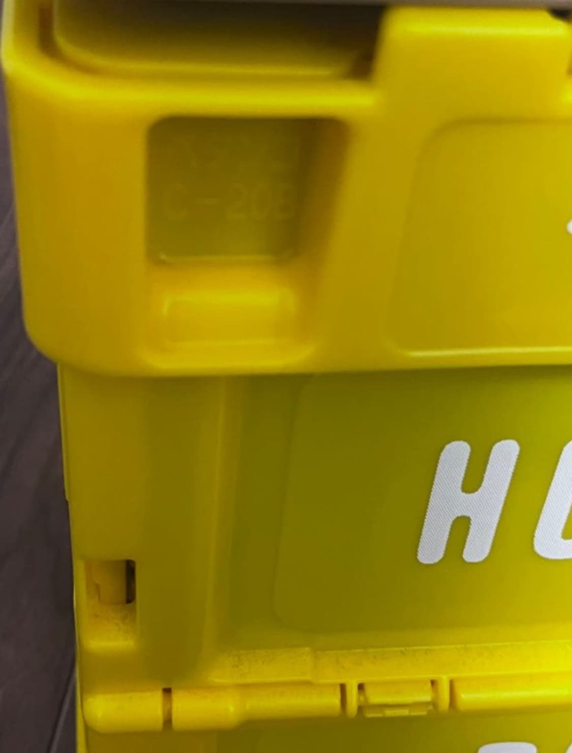 (베이지,옐로우 세트) HUMAN MADE 휴먼메이드 폴딩박스 20L 상품이미지3